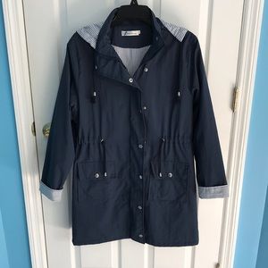 Women’s rain jacket small navy